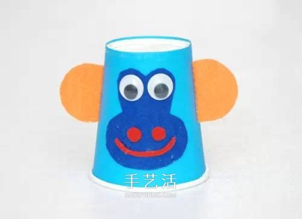 Creative paper cup handmade pictures, use paper cups to make cute little animals