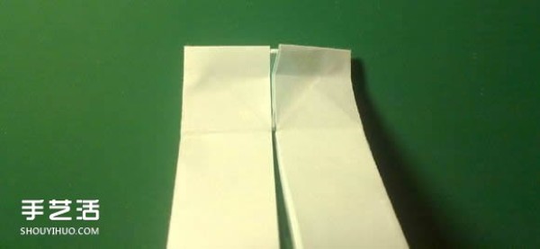 Detailed illustration of the folding process of Hatsune Miku origami