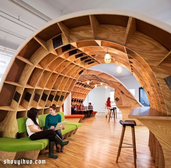 Egg carton revolutionary creative dream office design in the office