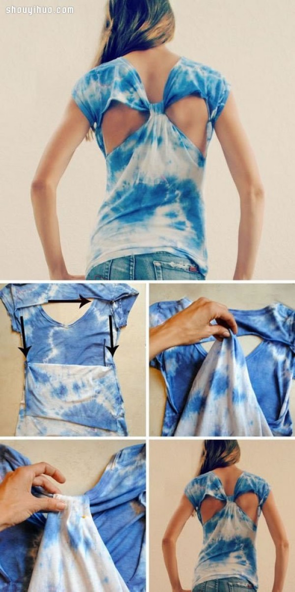 Creative transformation of old T-shirts, DIY collection of T-shirts, DIY hand-making tutorials