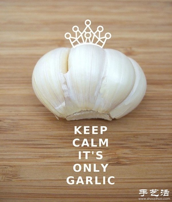 Creative DIY: It turns out that garlic can be so fun! 