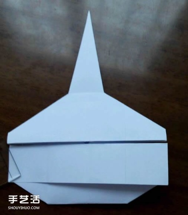 How to use paper to fold a fighter jet and illustrate how to fold an A4 paper fighter jet