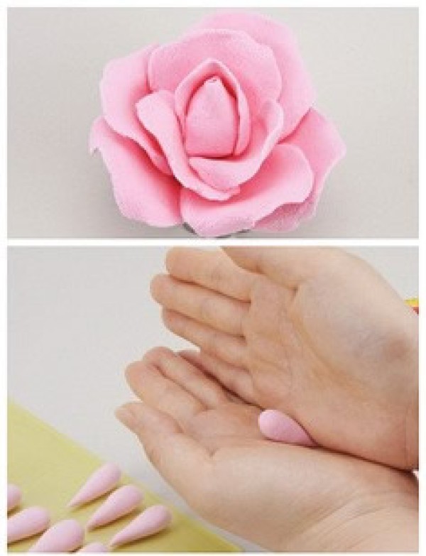 Tutorial on making peonies from soft clay