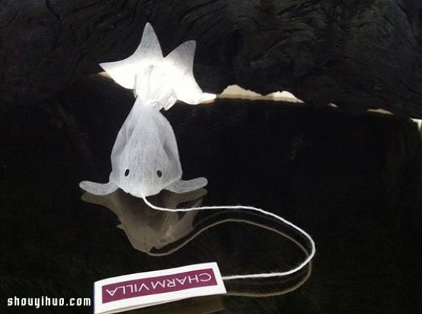 Charm Villa little goldfish tea bag shows the visual beauty of tea art