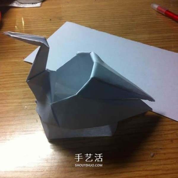 How to fold a thousand paper crane storage box into origami into a thousand paper crane storage box