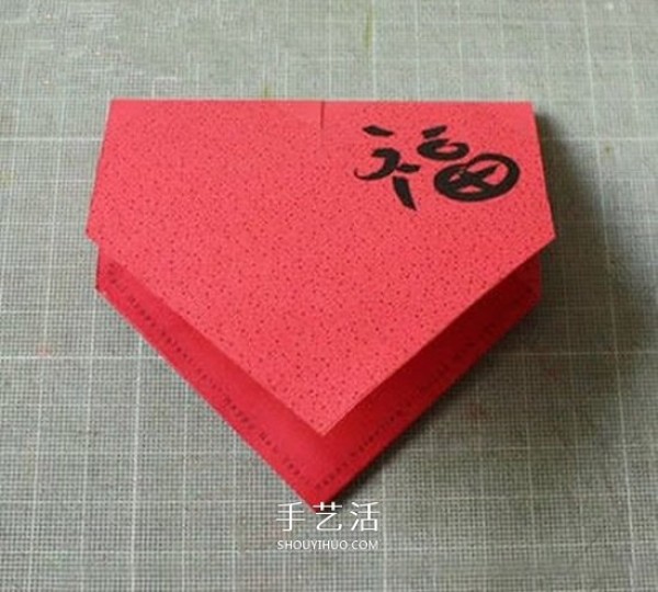 How to fold red envelopes from cardboard and illustrate how to make New Years love red envelopes by hand