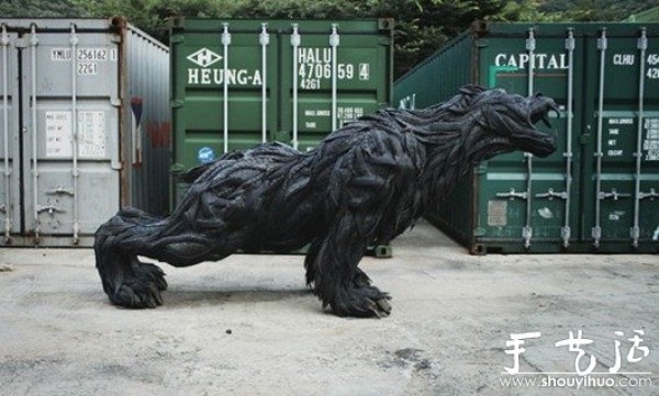 Tire Animal DIY Sculpture