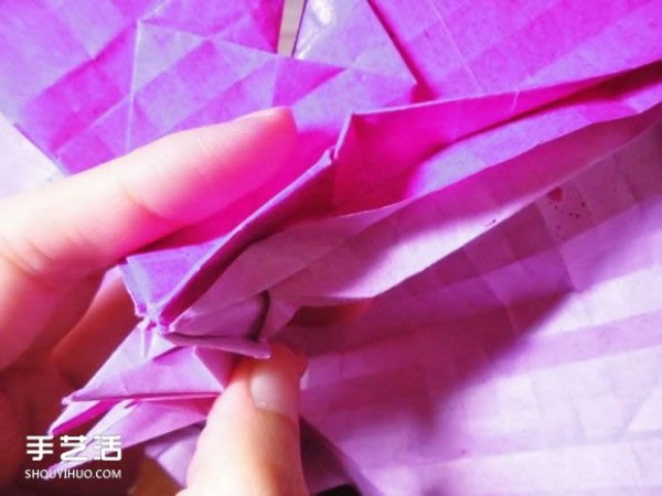 Die Lianhua Love Origami Illustration of Creative Love Origami Step by Step