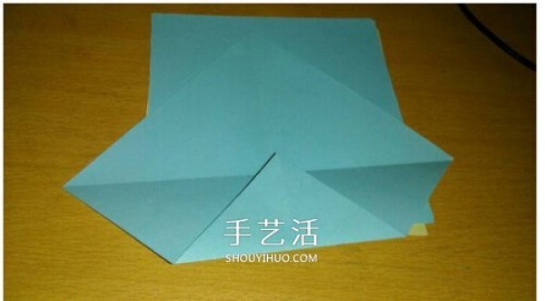 How to fold a windmill box, illustrated tutorial on how to fold a square windmill gift box