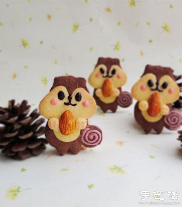 How to make super cute squirrel cookies