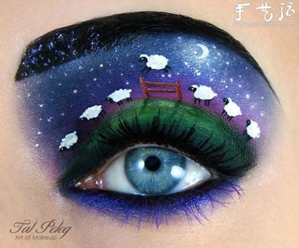 Beautiful and enchanting eye makeup works