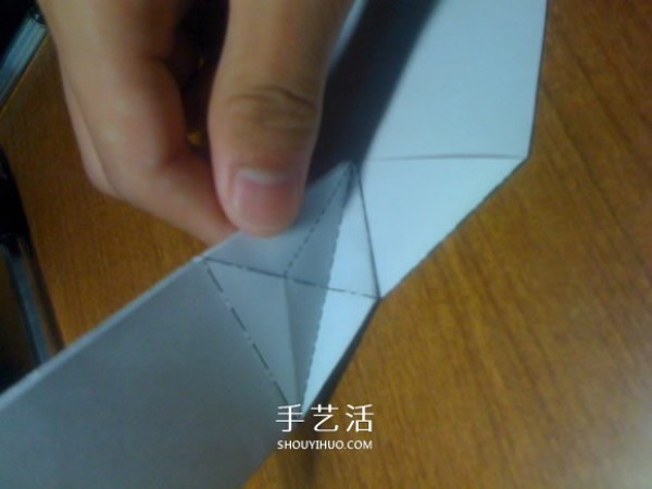 How to make origami crane rings, illustrated process