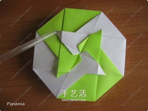 How to fold an octagonal box for Valentines Day, origami a beautiful Valentines Day gift box