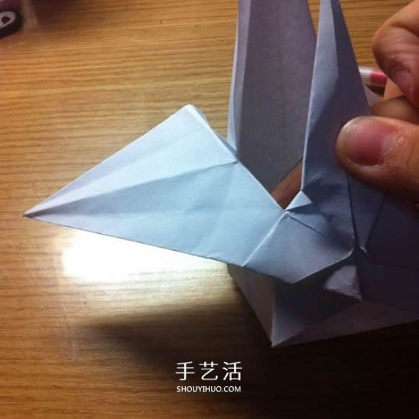 How to fold a thousand paper crane storage box into origami into a thousand paper crane storage box