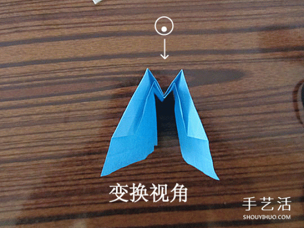 The origami method of the skull illustrates the process of folding the skull