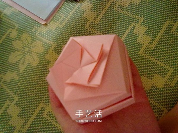 How to fold a rose carton and how to fold a beautiful gift box for Valentines Day