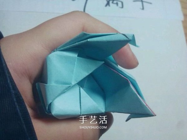 Teach you folding step by step! Detailed illustration of Kawasaki rose origami process