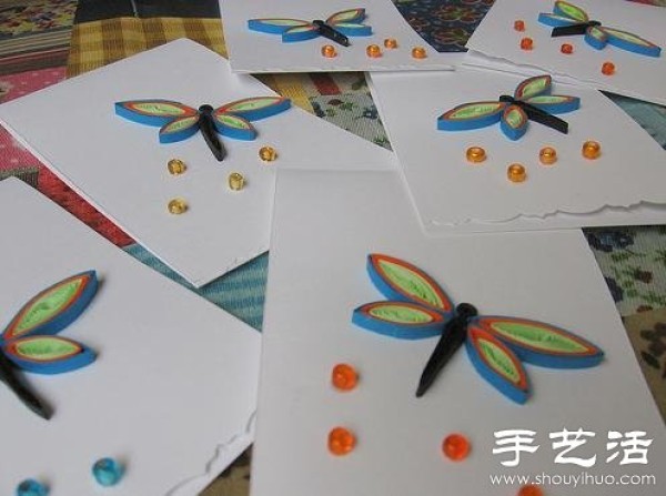 Simple and cute handmade paper quilling works