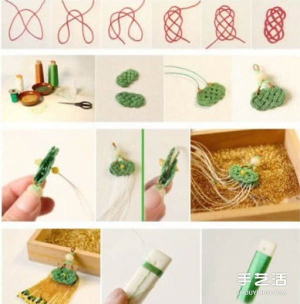 Ancient style hairpin DIY making tutorial, ancient hairpin making illustrations