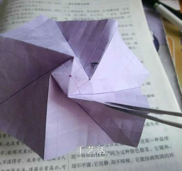 How to fold Beryl Rose and how to make origami Beryl Rose