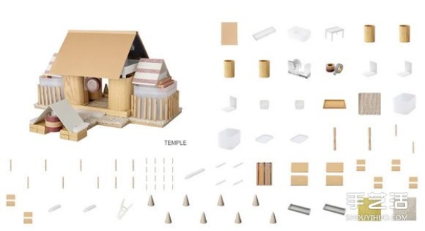 10,000 MUJI products DIY to create a Tokyo city model