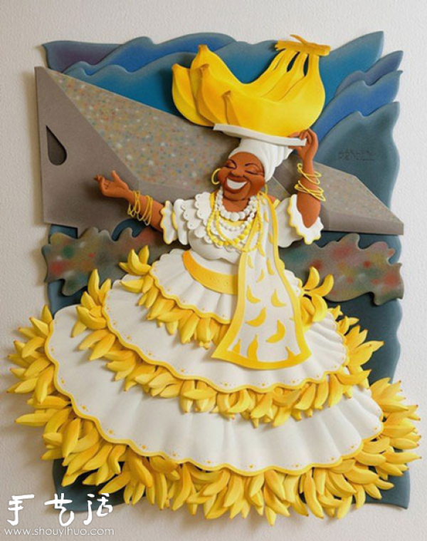 Appreciation of Brazilian style paper sculptures