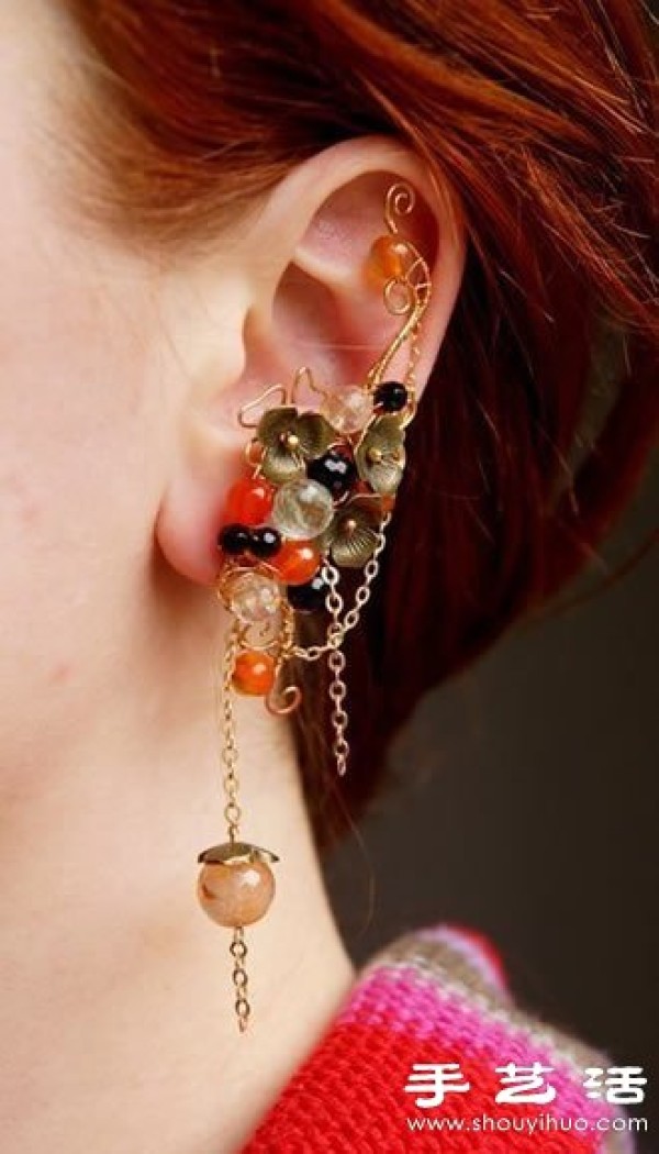 Gorgeous Elf Earrings DIYed by Russian Girls