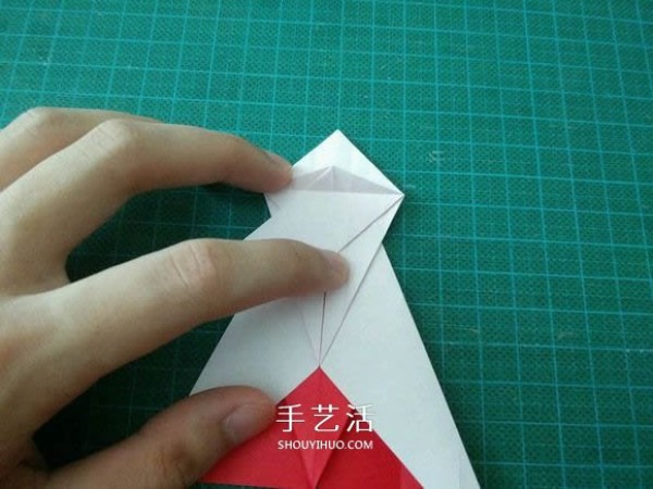 Illustrated tutorial on how to fold the Christmas crane How to fold the Christmas crane