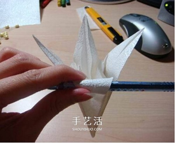 It means a hundred years of happy marriage! Illustration of how to fold beautiful paper lilies