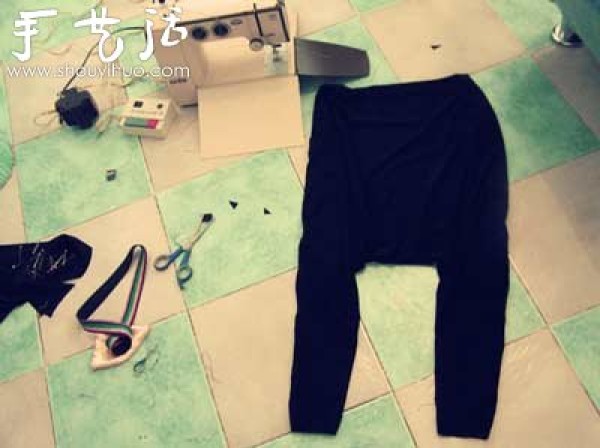 How to make harem pants by hand