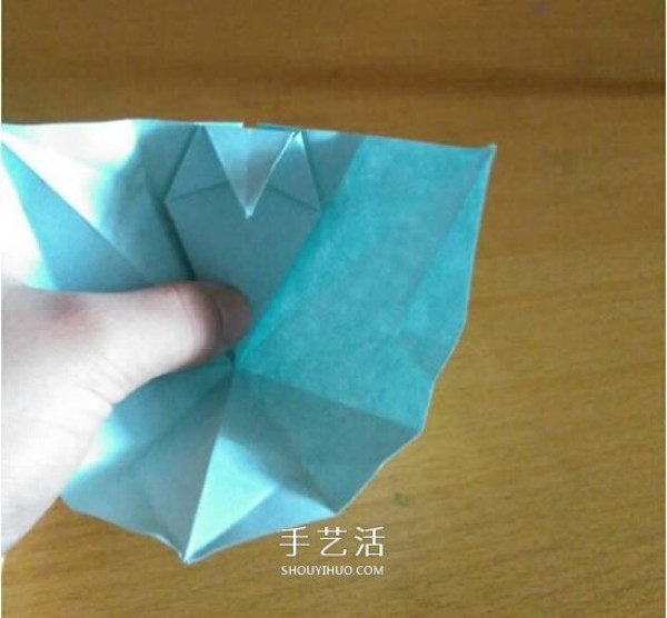 How to fold beautiful paper flowers, origami eight-pointed star flower with illustrations