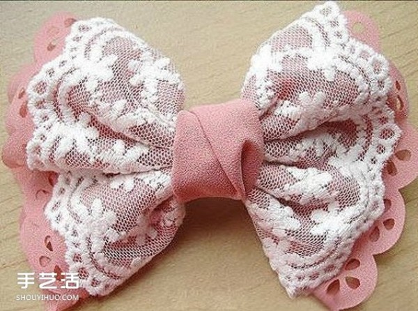 Two types of bow hair accessories, DIY fabric bow hair accessories and hairpin production