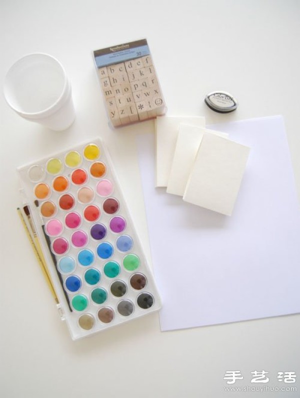 Creative little crafts: making beautiful watercolor cards