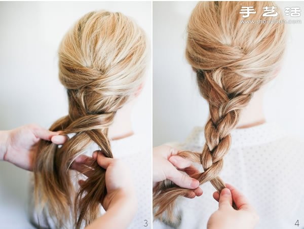 French style DIY tutorial for braided hair