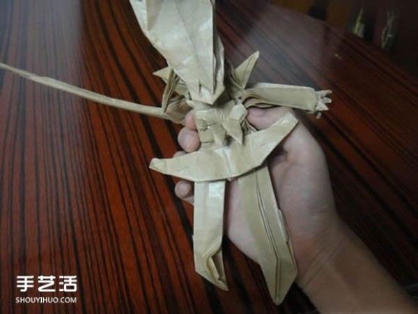 Shagugan no Shana origami illustration anime character Shana origami tutorial