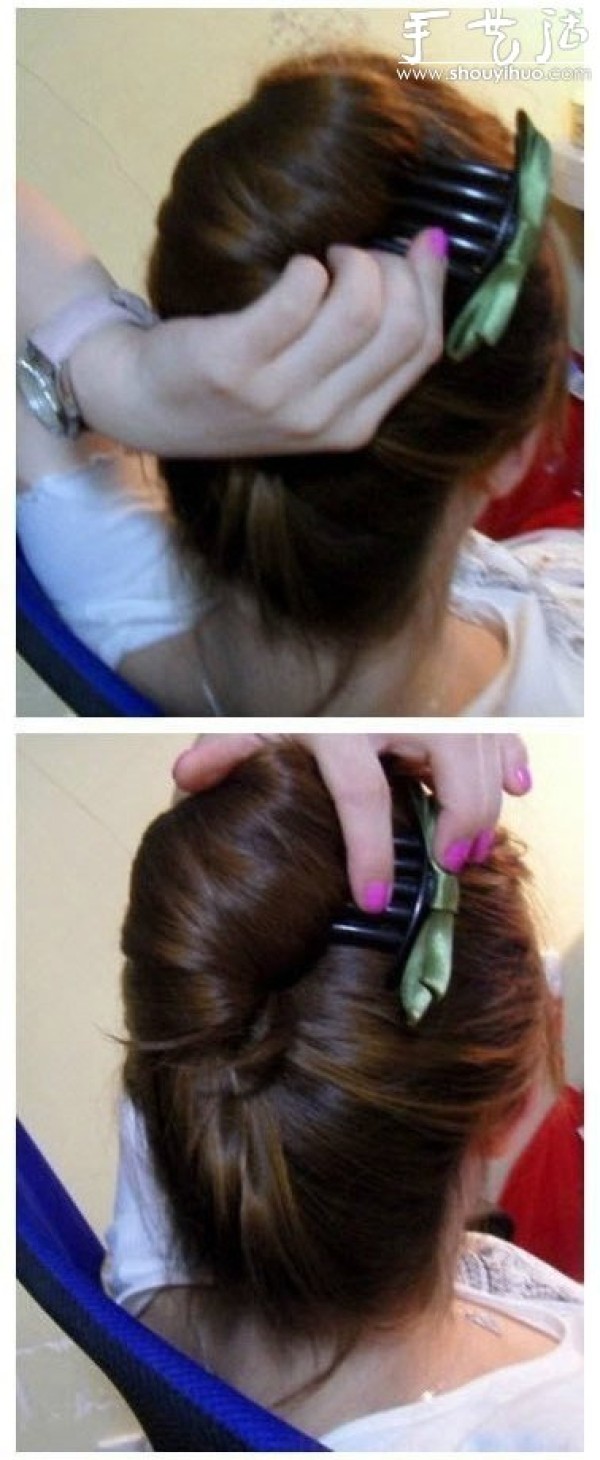 How to do a simple bun hair, a simple bun hair tutorial