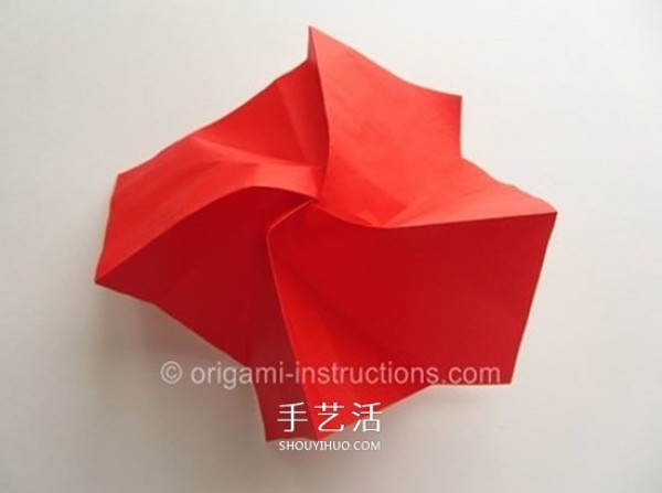 Kawasaki Rose Folding Tutorial Kawasaki Rose Improved Origami Illustrations