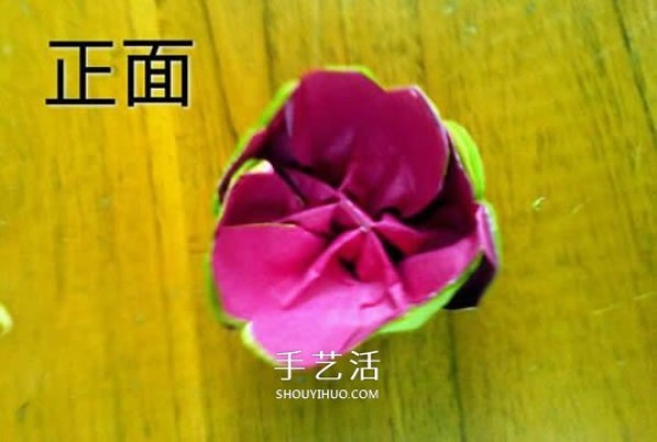 The folding method of rose flowers is simple and easy to learn to make handmade rose flowers for Valentines Day