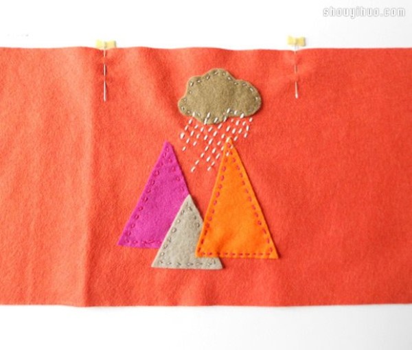 Illustrated tutorial on hand-making of cute non-woven fabric covers