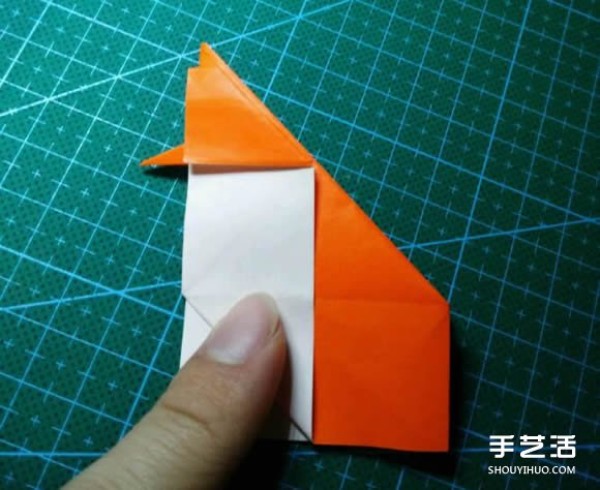 How to make an origami kingfisher with detailed instructions on how to fold a kingfisher