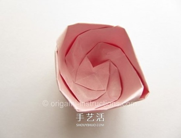 Kawasaki Rose Folding Tutorial Kawasaki Rose Improved Origami Illustrations