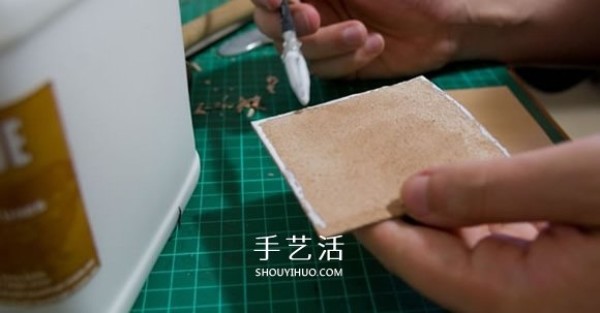 DIY homemade leather card holder mobile phone case with card holder function tutorial