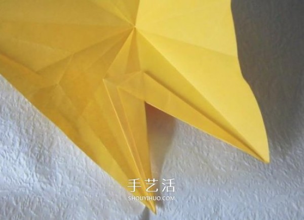 Tutorial on how to fold pearlescent conch, step by step diagram of origami conch