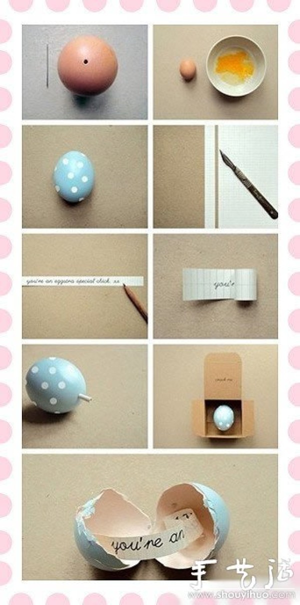 Creative handmade DIY methods for eggshell handmade gifts