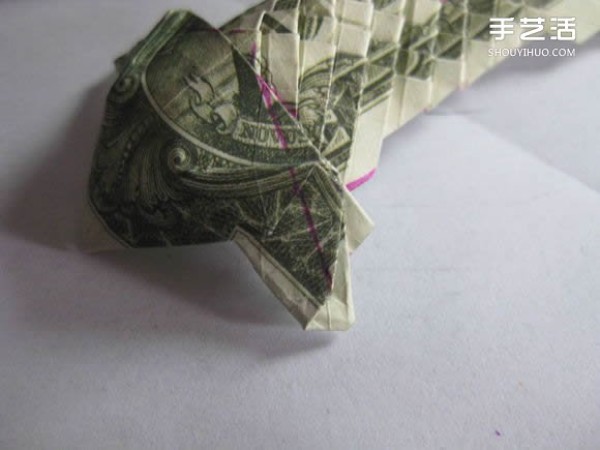 How to fold origami dollar carp and how to fold carp with dollars