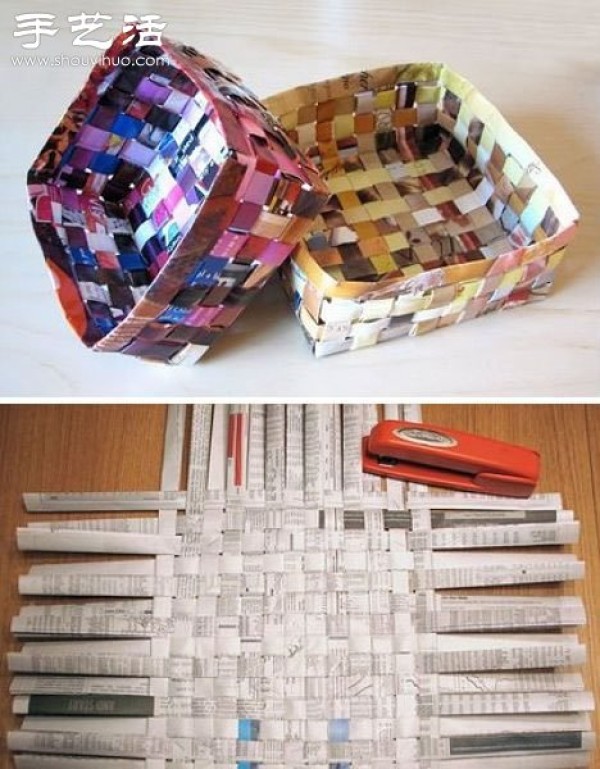 Waste paper DIY handmade various handcrafts