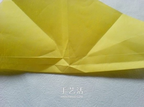 Detailed PT rose folding diagram and handmade PT rose origami tutorial