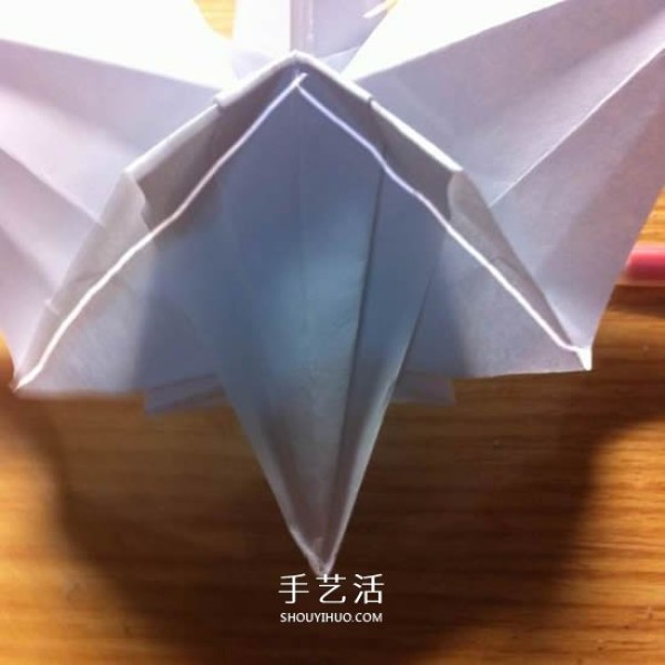 How to fold a thousand paper crane storage box into origami into a thousand paper crane storage box