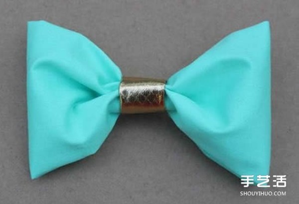 How to make bowknot hairpins with DIY bow tie hairpins and illustrations