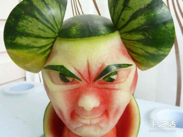 Creative watermelon carving pictures, melon carving and fruit carving works to appreciate